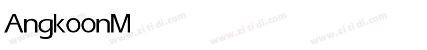 Angkoon Medium字体转换 Angkoon Medium字体转换